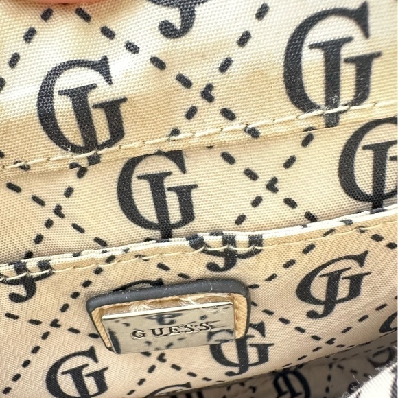 Guess Brown Crossbody Monogram Purse - Picture 7 of 9